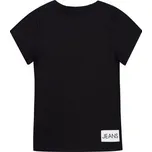 Calvin Klein Jeans T-Shirt Institutional IG0IG00380 Černá Slim Fit 8Y