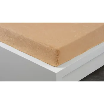 Prostěradlo XHOUSE Prostěradlo mikroflanel béžové 200x220 cm