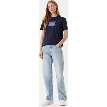 Oblečení a móda Calvin Klein Jeans Jeansy Signature 90s LV147C700G Modrá Straight Fit 27