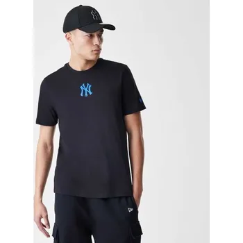 Pánské tričko Pánské triko New Era NEW YORK YANKEES MLB LOGO S Černá, Modrá