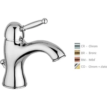 Vodovodní baterie Paffoni GIORGIA stojánková umyvadlová baterie Barva: Bronz GI075BR