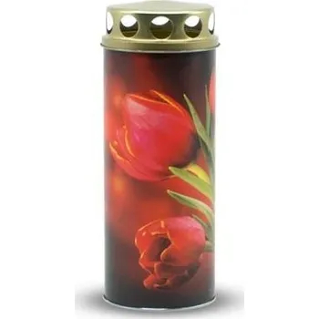 Svíčka Hřbitovní svíčka 195g tulipán