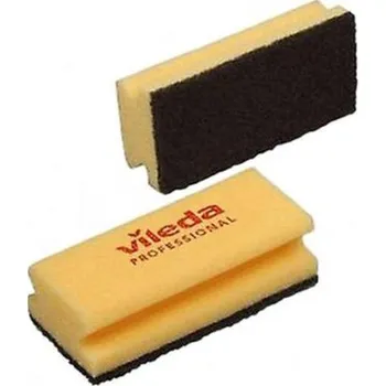 Vileda Professional VILEDA Houbička Heavy Duty silně drhnoucí, 7 x 15 cm - 10 ks