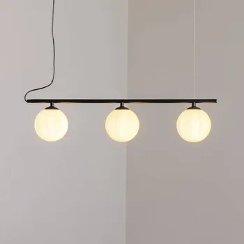 ALDEX Závěsné světlo Beryl, tříramenné, černé černá, bílá matná 3 x 40 W - Doprava zdarma