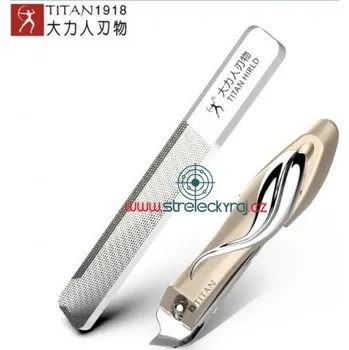 Kleštičky na nehty TITAN C1 + skleněný nanopilník