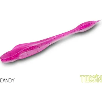 Rybářský háček 8ks - Gumová Nástraha Delphin TOXIN UVs 8cm 2gr Candy