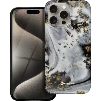 Náhradní kryt pro mobilní telefon Kryt Forcell F-Protect Mirage, Military Drop-Tested Case s MagSafe iPhone 15 Pro Max Silver Fog