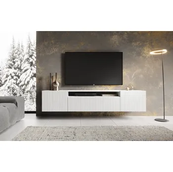 Televizní stolek ADRK RTV stolek závěsný NOEMI W 200, bílá