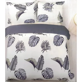 Povlečení HT Familex Francouzské povlečení ODETA šedá,1x 200x220 cm, 2x70x90cm