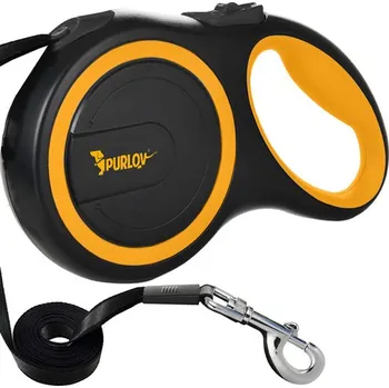 Vodítko pro psa Charlie Automatické vodítko pro psy 5m/15kg - Černé