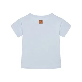 Pánské tričko United Colors Of Benetton T-Shirt 3I1XA105R Světle modrá Boxy Fit 82