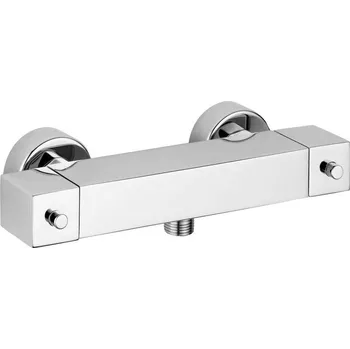 Vodovodní baterie Paffoni LEVEL ECOSTOP sprchová termostatická baterie Barva: Ocelový vzhled LEQ268ST