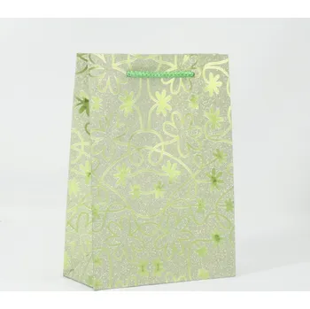 Dárková taška Taška dárková papírová malá 12x6x18 zelená