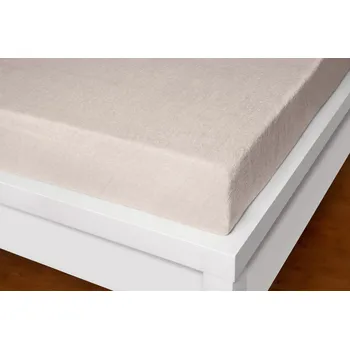 Prostěradlo Innova Prostěradlo froté béžové 160g/m 90x200 cm