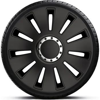 Poklice na kolo 4 Racing Poklice na kola - kryty kol SILVERSTONE PRO black 15" - sada 4 ks -