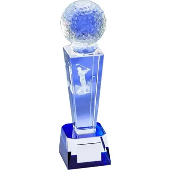 Longridge Crystal Golf Trophy 235mm golfová trofej