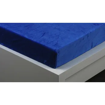 Prostěradlo Prostěradlo mikroplyš TMAVĚ MODRÉ 180x200 cm