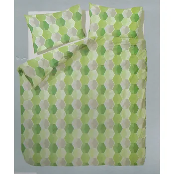 Povlečení Aaryans Francouzské bavlněné povlečení RICHARDA zelená 220x200/70x90cm