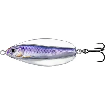 Umělá nástraha LIVETARGET - Plandavka Erratic Shiner Spoon 21 g 7 cm Silver Violet