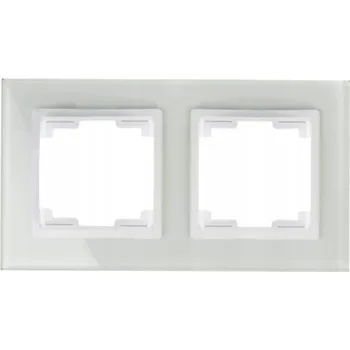 Dvojitý Rámeček Elektro-Plast bílý