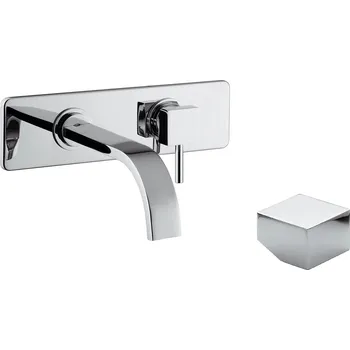 Vodovodní baterie Paffoni LEVEL umyvadlová podomítková baterie, 150mm Barva: Chrom LEC104CR