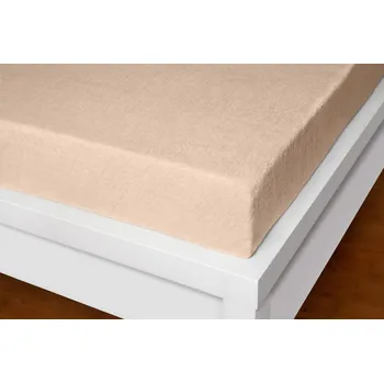 Prostěradlo XHOUSE Froté prostěradlo Exclusive krémové 220x200 cm