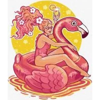 Set školních potřeb Malowanie po numerach - Letni odpoczynek 30x40cm