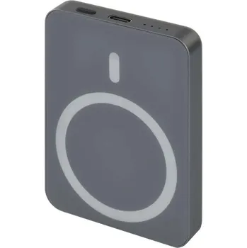 Baterie pro airsoftovou zbraň EMOS Powerbanka WI 522, 5000mAh, 20W+Wireless - šedá