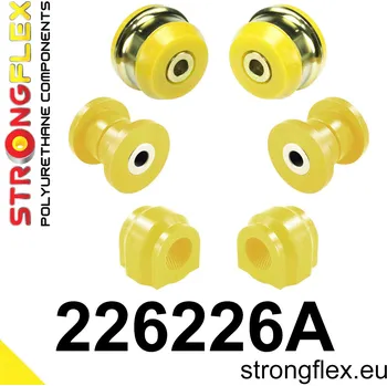 Silentblok nápravy 226226A: Strongflex Sada silentbloků předního zavěšení varianta SPORT Custom