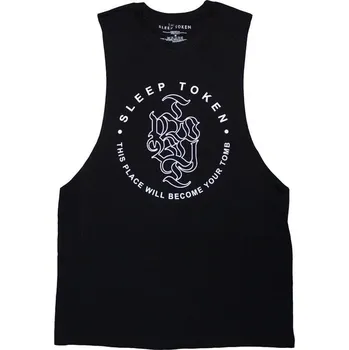 Pánské tričko Sleep Token Tričko Tomb Text Ring Unisex Black M