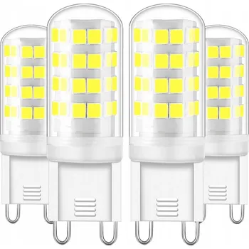 Žárovka LED žárovka G9 3 W nestmívatelná studená bílá 6000K 330 lm 4 kusy