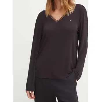 Dámské tričko Tommy Hilfiger dámské tričko UW0UW05568 BDS černé M