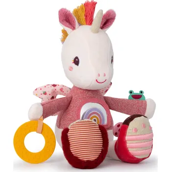 Lilliputiens textilní hračka s aktivitami - jednorožec Lena