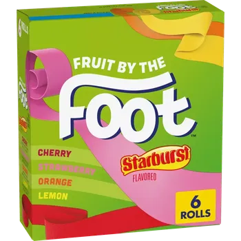 Bonbon Fruit By The Foot Starburst měkké pásky s ovocnými příchutěmi 128 g