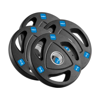 Sada litinových závaží 4x5kg, 51mm, REBEL ACTIVE RBA-2109