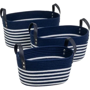 Úložný box Látkové košíky v sadě 3 ks 38x22x20 cm – Casa Selección ID_1758026