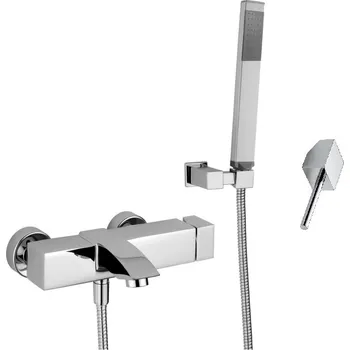 Vodovodní baterie Paffoni LEVEL vanová baterie, vč. sprch.kompletu Barva: Chrom LEA026CR