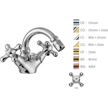Paffoni VIOLA bidetová baterie bez výpusti Barva: Bronz VLV138BR