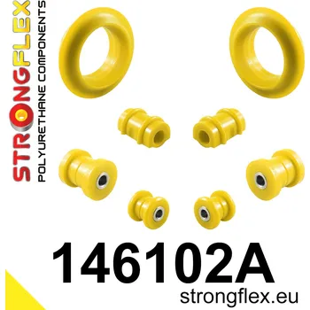 Silentblok nápravy 146102A: Strongflex Sada silentbloků předního zavěšení varianta SPORT 18mm