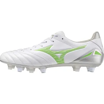 Kopačky Mizuno MORELIA NEO IV PRO MIX(U) White/Neon Green/Cool Gray 3C P1GC253437 Velikost: 45