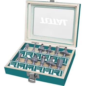 Fréza Frézy tvarové do dřeva, sada 12ks