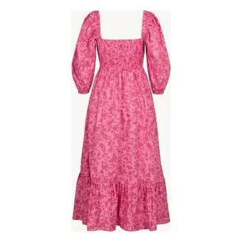 Dámské šaty BIZUU Letní šaty LUMIA Růžová Standard Fit 36