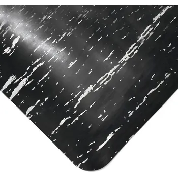Rohožka Černá gumová protiúnavová průmyslová rohož - 90 x 60 x 1,4 cm