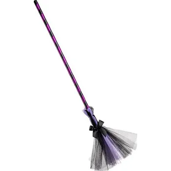 Carnival Toys Čarodějnické koště fialové