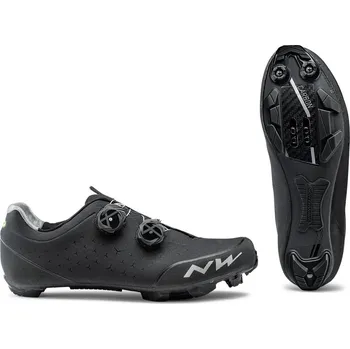 Pánské cyklistické tretry Northwave Rebel 2 Black velikost bot (eu): 43