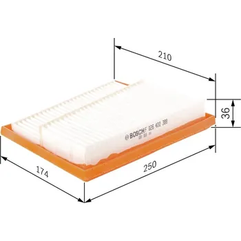 Vzduchový filtr Vzduchový filtr BOSCH F 026 400 388