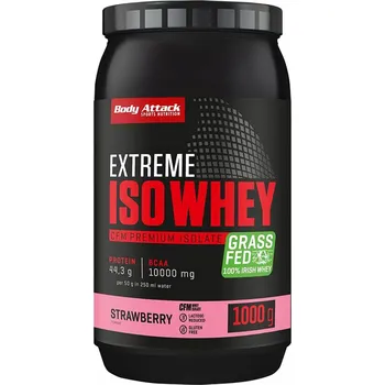Protein Protein proteinový izolát - WPI Body Attack prášek 1000 g příchuť jahoda