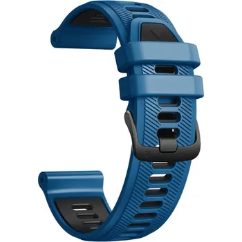 Příslušenství k chytrým hodinkám VSECHNONAMOBIL 112655 SPORTY Vyměnitelný silikonový řemínek Garmin Forerunner 965 modrý