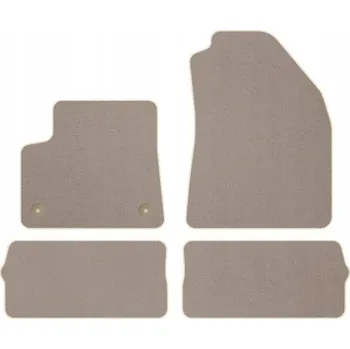 autokoberec Koberce Edecor velurové 4 ks