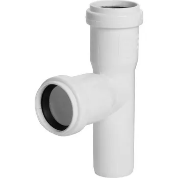 Kanalizační potrubí HTEA odbočka bílá 40/40/87,5°